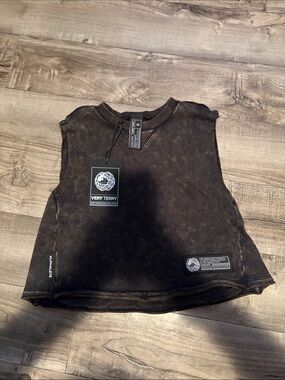 Alphalete Terry Crop Cutoff